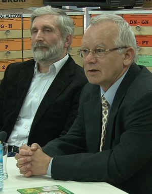 Na zdjęciu: Bogdan Biskup i Edward Guziakiewicz. Fot. Janusz Kipa