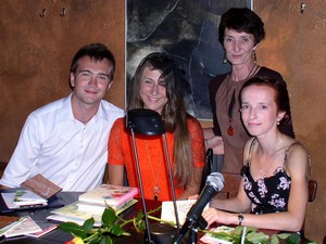 Od lewej: Adam Bienias, Monika Kusztal, Anna Ruszel, Agata Linek. Fot. M. Żurecka