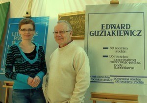 Kustosz wystawy Jolanta Strycharz i Edward Guziakiewicz Fot. A. Sucharzewski